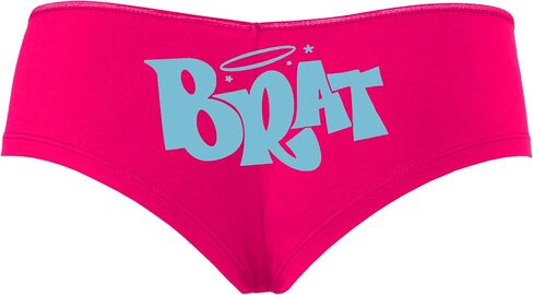 Knaughty Knickers Brat for Daddys chitten Masters Subicisive Sexy Toy Girl Bad Girl Hot Pink Boyshort Banys with Come Design in Kuwait