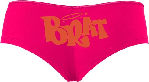 Knaughty Knickers Brat for Daddys chitten Masters Subicisive Sexy Toy Girl Bad Girl Hot Pink Boyshort Banys with Come Design in Kuwait