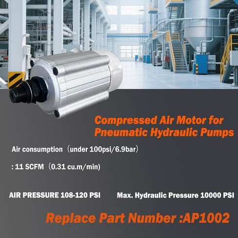 Autovo Square Compressed Air Motor for Pneumatic Hydraulic Pumps in Saudi Arabia