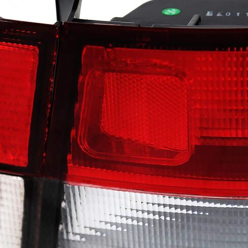 توليف المواصفات D-D Clear Lens Lines Tail متوافقة مع الباب 1996-2000 Honda Civic Coupe 2 ، تجميع الزوج الأيسر + اليمين in Saudi Arabia