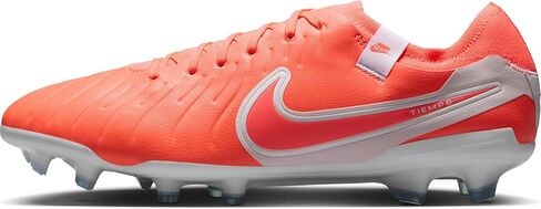 Nike Tiempo Legend 10 Pro Firm-Ground Lowp-Top Coots (DV4333-800 ، الحمم البركانية الساخنة/البيضاء) in Saudi Arabia