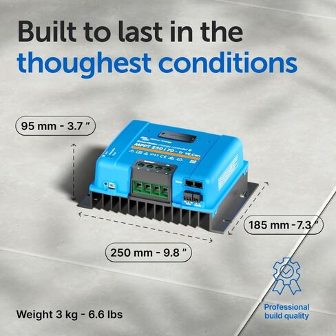 Victron Energy BlueSolar MPPT Tr VE.Can وحدة التحكم في الشحن بالطاقة الشمسية - وحدات التحكم في الشحن للألواح الشمسية - 150 فولت، 100 أمبير، 12/24/36/48 فولت in Kuwait