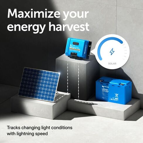 Victron Energy BlueSolar MPPT Tr VE.Can وحدة التحكم في الشحن بالطاقة الشمسية - وحدات التحكم في الشحن للألواح الشمسية - 150 فولت، 100 أمبير، 12/24/36/48 فولت in Kuwait