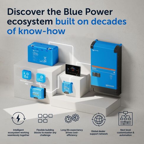 Victron Energy BlueSolar MPPT Tr VE.Can وحدة التحكم في الشحن بالطاقة الشمسية - وحدات التحكم في الشحن للألواح الشمسية - 150 فولت، 100 أمبير، 12/24/36/48 فولت in Kuwait
