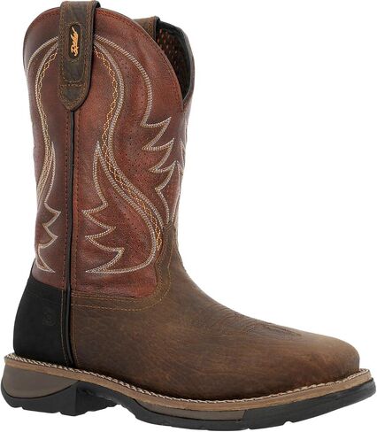 Durango Mens Workin' 11 Inch Slip Resistant Soft Toe Work/Duty - Brown - Size 9.5 W in Saudi Arabia