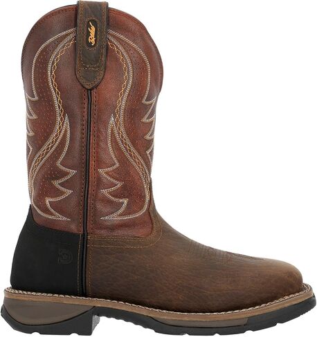 Durango Mens Workin' 11 Inch Slip Resistant Soft Toe Work/Duty - Brown - Size 9.5 W in Saudi Arabia