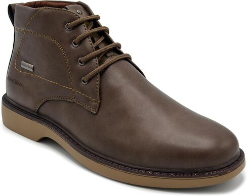 Mens Chukka Boots, Leather Lace Up Ankle Boots for Casual Formal Wear in Saudi Arabia