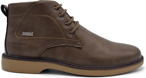 Mens Chukka Boots, Leather Lace Up Ankle Boots for Casual Formal Wear in Saudi Arabia