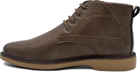 Mens Chukka Boots, Leather Lace Up Ankle Boots for Casual Formal Wear in Saudi Arabia