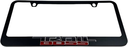 Eurosport Daytona- Compatible with -, Chevrolet Trail Boss Black License Plate Frame in Saudi Arabia