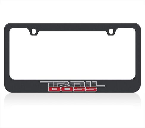 Eurosport Daytona- Compatible with -, Chevrolet Trail Boss Black License Plate Frame in Saudi Arabia