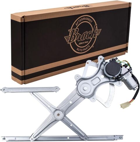 AutoandArt Brock Replacement Passengers Front Power Window Lift Regulator w/Motor Assembly Compatible with 02-03 ES300 ES330 85710-33140 in Saudi Arabia