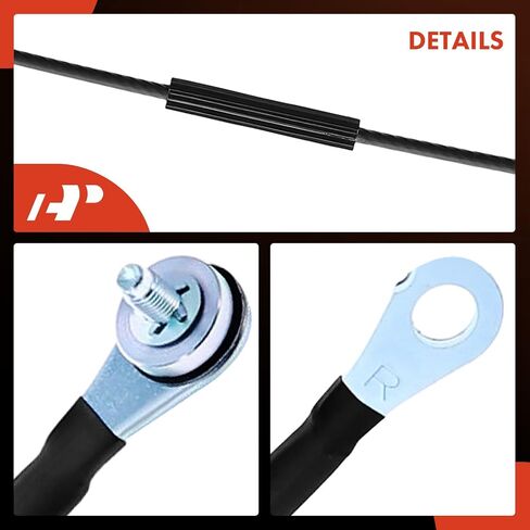 A-Premium Tailgate Support Cable Compatible with Chevrolet Colorado & GMC Canyon, 2016-2017, 21.30 Inch, Driver and Passenger Side, 2-PC Set, Replace# 84031225, 84031226 in Saudi Arabia