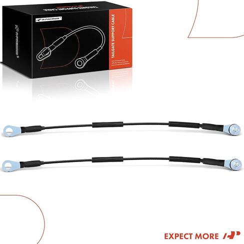 A-Premium Tailgate Support Cable Compatible with Chevrolet Colorado & GMC Canyon, 2016-2017, 21.30 Inch, Driver and Passenger Side, 2-PC Set, Replace# 84031225, 84031226 in Saudi Arabia