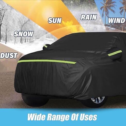 Waterproof Car Covers for 2006-2025 Dodge Charger(Black) Custom Heavy Duty Waterproof All Weather Protection Outdoor in Kuwait