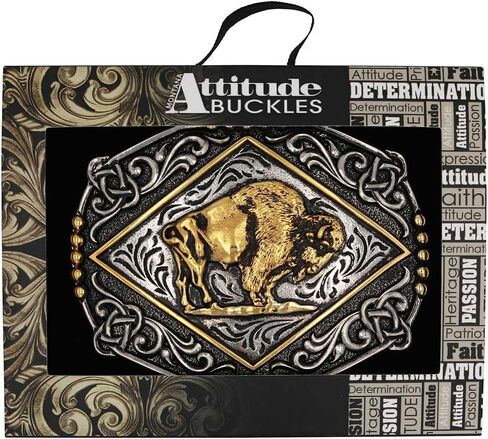 Montana Silversmiths Atiqued Hunting Trophy Deer Skull Antlers buckle Western Belt in Kuwait