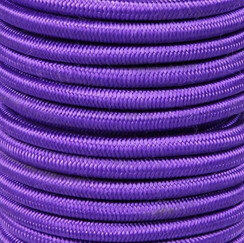 CARTMAN 1/4“ Marine Grade Elastic Cord Crafting Stretch String, 40kg x 50ft, with 4 More Hooks, for Camping, Kayak Deck, Crafting Blue Color in Kuwait
