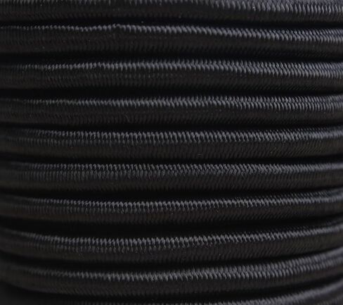 CARTMAN 1/4“ Marine Grade Elastic Cord Crafting Stretch String, 40kg x 50ft, with 4 More Hooks, for Camping, Kayak Deck, Crafting Blue Color in Kuwait