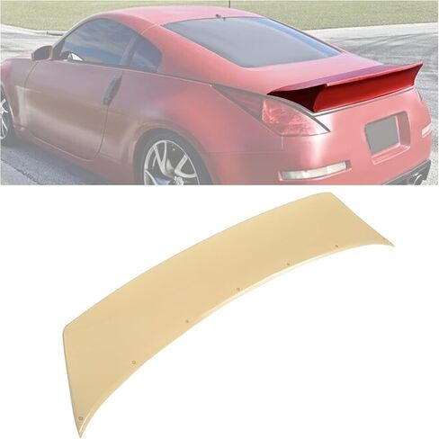 مفسد Kojem Trunk متوافق مع 2003-2008 Nissan 350Z Deck Lip Wing غير مصقول in Kuwait