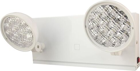 TANLUX New York Approved Emergency Exit Sign, Red Exit Sign with Steel Housing, Hardwired with Battery Backup, AC 120/277V, Single and Double Faces, UL Listed in Saudi Arabia