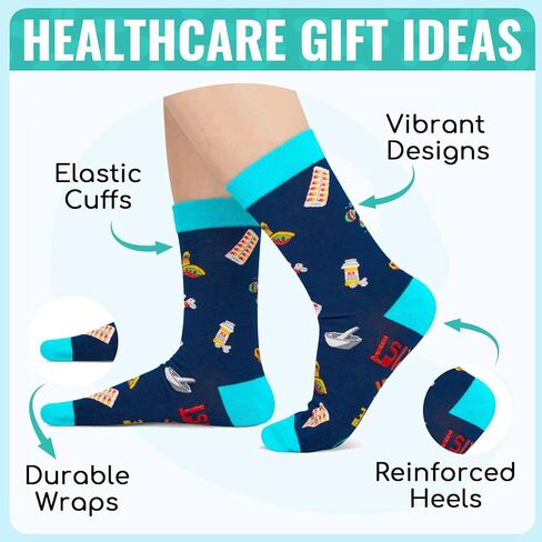 هدايا HappyPop CNA للنساء الرجال - هدايا أسبوع CNA Bulk 2025 ، هدايا تقدير CNA ، أفكار هدايا CNA ، جوارب CNA in Kuwait