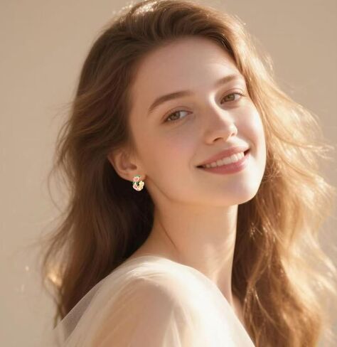 أقراط دائرية من LOVE&CLOVER للنساء على شكل زهرة وردية in Kuwait