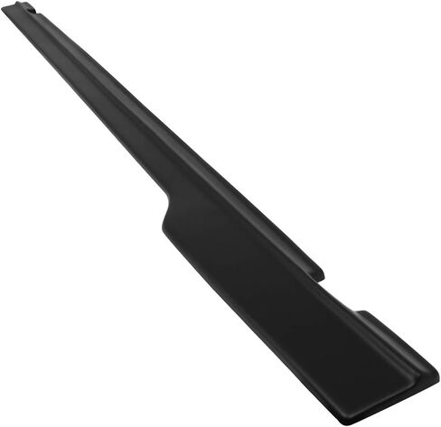 Side Skirts Compatible with 2015-2023 Dodge Challenger SXT, Matte Black PP Polypropylene Side Skirt Flat Extension Bottom Line Lip by IKON MOTORSPORTS in Saudi Arabia