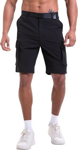 NATUVENIX Hiking Shorts Men Quick Dry Mens Cargo Fishing Shorts for Men Lightweight Golf Shorts Stretch Summer Work in Saudi Arabia