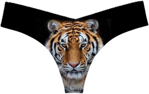 Commando Classic Photo-Op Thong Panty - CT18 (Orange Tiger, S/M) in Saudi Arabia