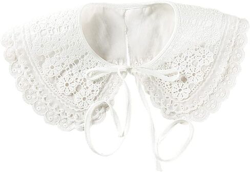 Lace Detachable Collar Vintage Costume Accessory Decorative Choker for Dresses and Shirt (Orchid) in Kuwait