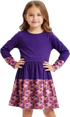 Organic Cotton Floral, Penguin and Hippo Animal Print Dress in Kuwait
