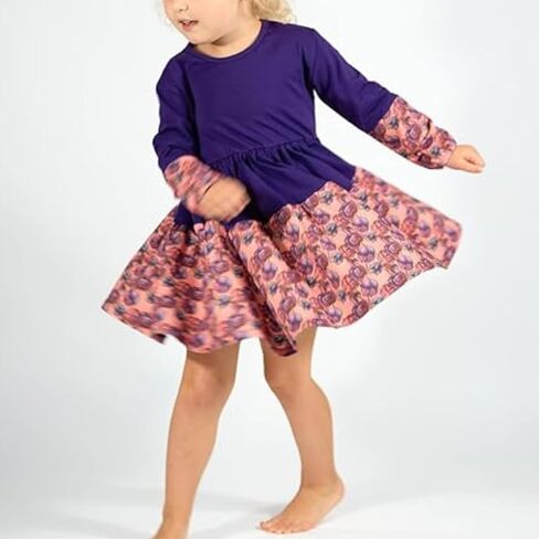 Organic Cotton Floral, Penguin and Hippo Animal Print Dress in Kuwait