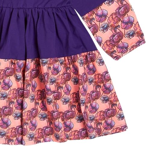 Organic Cotton Floral, Penguin and Hippo Animal Print Dress in Kuwait