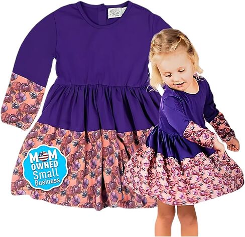 Organic Cotton Floral, Penguin and Hippo Animal Print Dress in Kuwait