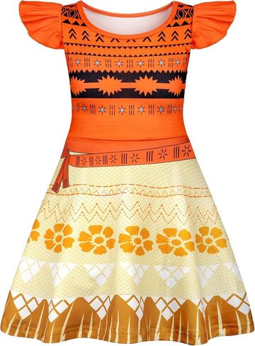 الفتيات كاواي لباس أميرة الأكمام قصيرة تنورة 3-7 سنوات فستان الأميرة للفتيات لارتداء in Kuwait