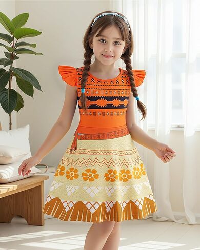 الفتيات كاواي لباس أميرة الأكمام قصيرة تنورة 3-7 سنوات فستان الأميرة للفتيات لارتداء in Kuwait