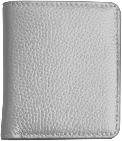 Slim Thin Bifold Wallet RFID Blocking Mini Front Pocket Wallets with ID Window GREY in Saudi Arabia