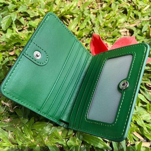 Slim Thin Bifold Wallet RFID Blocking Mini Front Pocket Wallets with ID Window GREY in Saudi Arabia