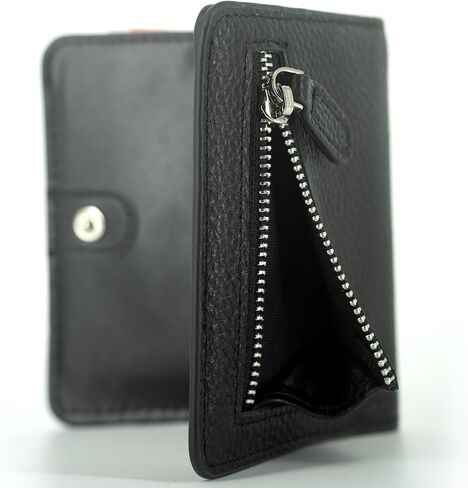 Slim Thin Bifold Wallet RFID Blocking Mini Front Pocket Wallets with ID Window GREY in Saudi Arabia