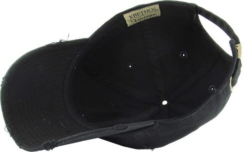 Distressed Baseball Cap KB4005 / Custom Hats/Embroidery Hats/Monogram Hats/Custom Caps in Saudi Arabia