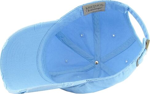 Distressed Baseball Cap KB4005 / Custom Hats/Embroidery Hats/Monogram Hats/Custom Caps in Saudi Arabia
