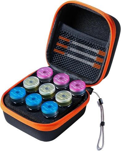 Insulin Fridge Holder Storage Case Insulin Vial Protector Holder Insulin Cooler Travel Case Organizer Fits Standard 10ml U-100 Vials and Tall 10ml U-100 Vials,15-Slot,Black (15 Slots) in Kuwait