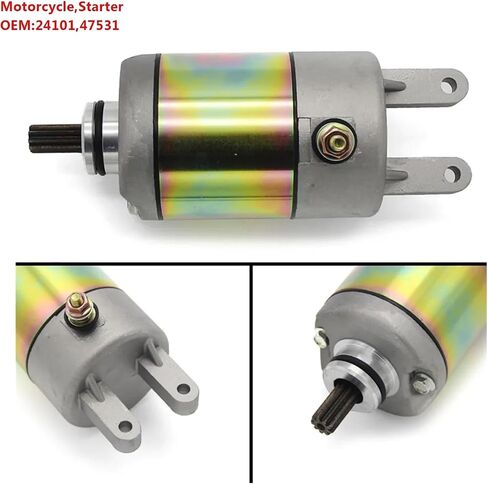محرك بداية الدراجات النارية متوافق مع Massimo UTV T-Boss 410 قبل 2020- باك 450 / 450x MSA E14 OEM: 24101 47531 in Kuwait