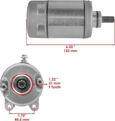 Caltric Starter متوافق مع Honda TRX400FA TRX400FGA 2004 2005 2006 2007/31200-HN7-003 in Saudi Arabia