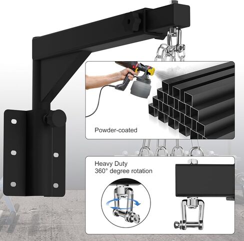 Heavy Bag Hanger-Wall Mount Punching Bag Hanger,Heavy Duty Punching Bag Stand,Adjustable Heavy Boxing Bag Wall Bracket Boxing Bag Bracket for Home Gym Indoor Outdoor(Supports up to 900Ib) in Saudi Arabia