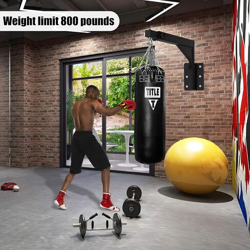 Heavy Bag Hanger-Wall Mount Punching Bag Hanger,Heavy Duty Punching Bag Stand,Adjustable Heavy Boxing Bag Wall Bracket Boxing Bag Bracket for Home Gym Indoor Outdoor(Supports up to 900Ib) in Saudi Arabia