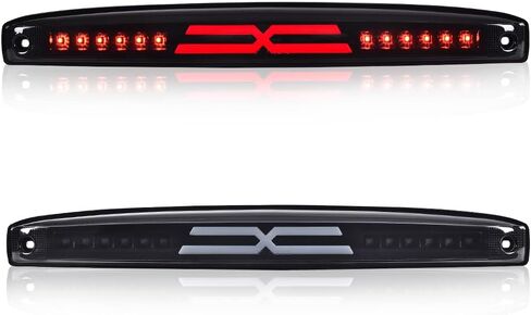 PIT66 عمود إضاءة LED ضوء الفرامل الثالث، متوافق مع دودج رام 2500 3500 2003-2006 ضوء الفرامل الثالث البضائع الحمراء عدسة الكروم الإسكان in Kuwait