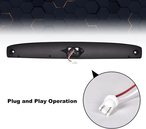 PIT66 عمود إضاءة LED ضوء الفرامل الثالث، متوافق مع دودج رام 2500 3500 2003-2006 ضوء الفرامل الثالث البضائع الحمراء عدسة الكروم الإسكان in Kuwait