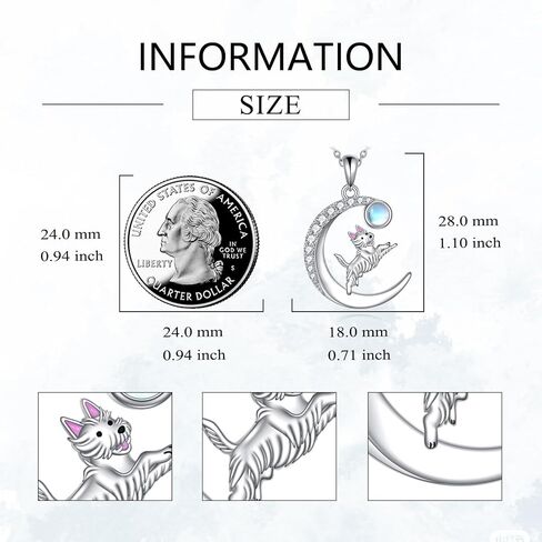 Corgi Necklace Sterling Silver Dog Paw Pendant Necklace Cute Animal Jewelry Gifts for Corgi Lovers in Kuwait