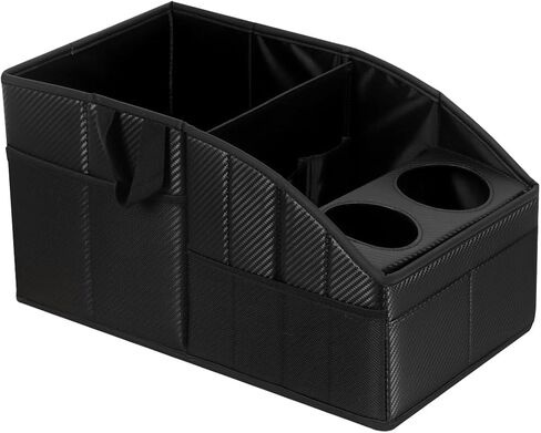 منظم مقعد السيارة، منظم المقعد الخلفي من جلد البولي يوريثان الفاخر WHHMK يحافظ على ترتيب السيارة، تخزين السيارة مع 11 حجرة تخزين و2 حامل أكواب كبير الحجم، منظم مقعد الركاب للأطفال، ملحقات السفر in Kuwait